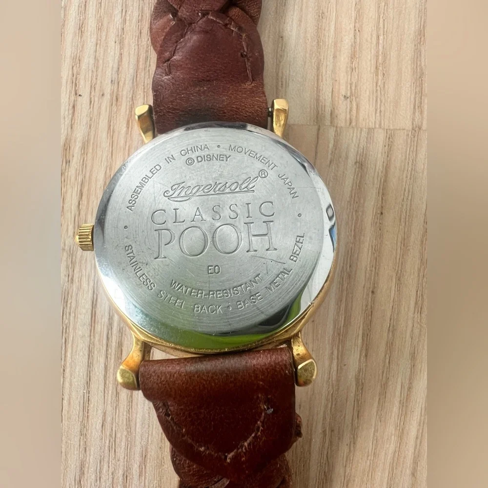 Vintage 90s Ingersoll Disney classic Pooh in honey jar watch NEW BATTERY